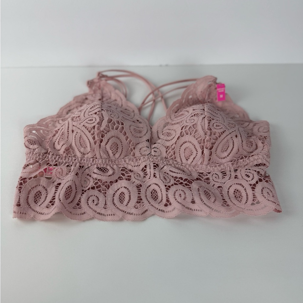 PINK Victoria's Secret Lace Bralette in Blush